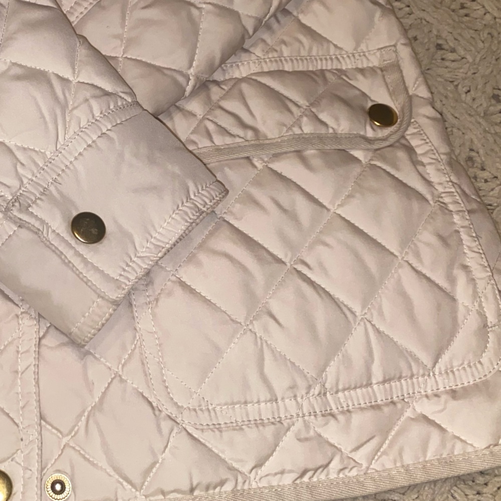 J. Crew Down Quilted Lightweight Jacket in Ivory - Picture 3 of 10
